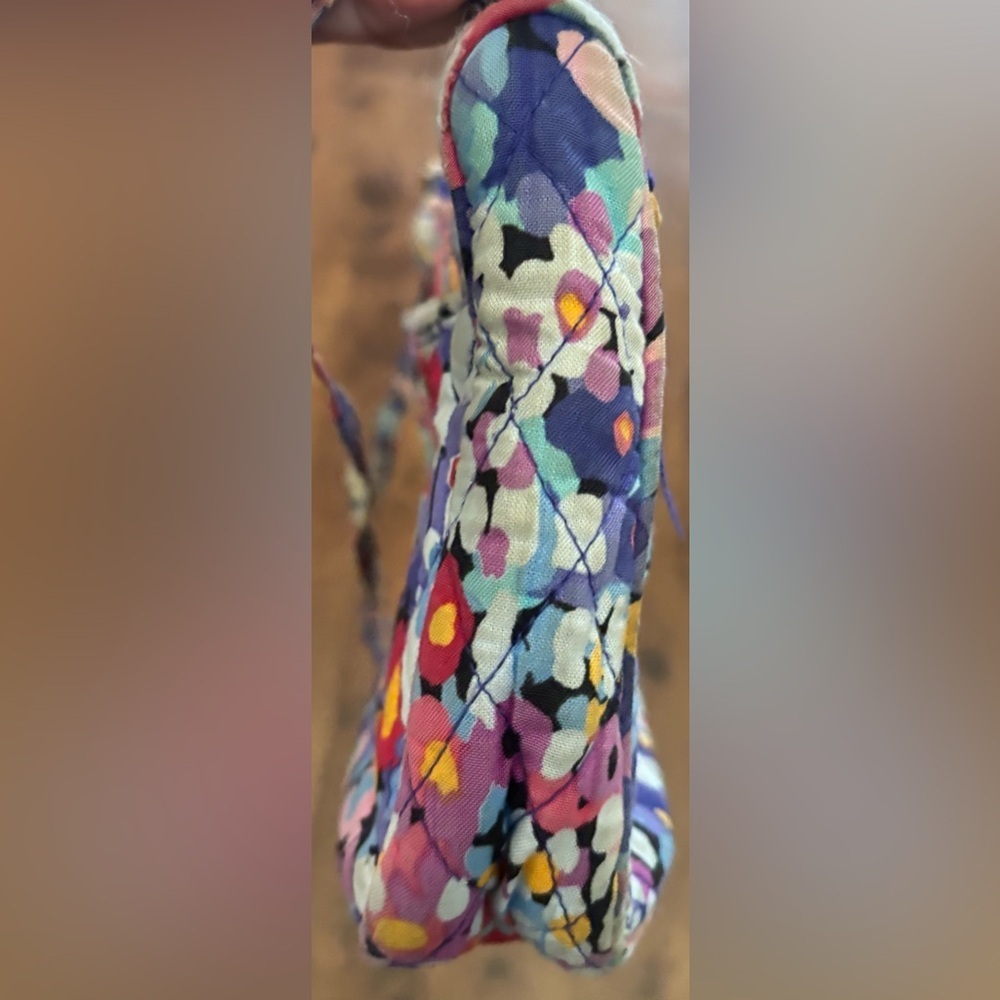Vera bradley retired bohemian blooms crossbody floral quilted purse bag - Picture 6 of 11
